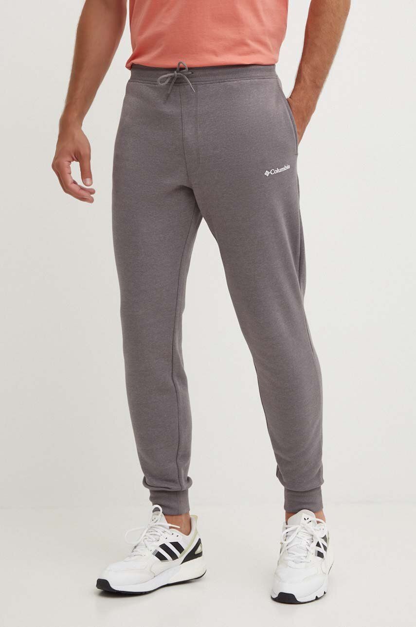 Columbia pantaloni de trening culoarea gri, uni