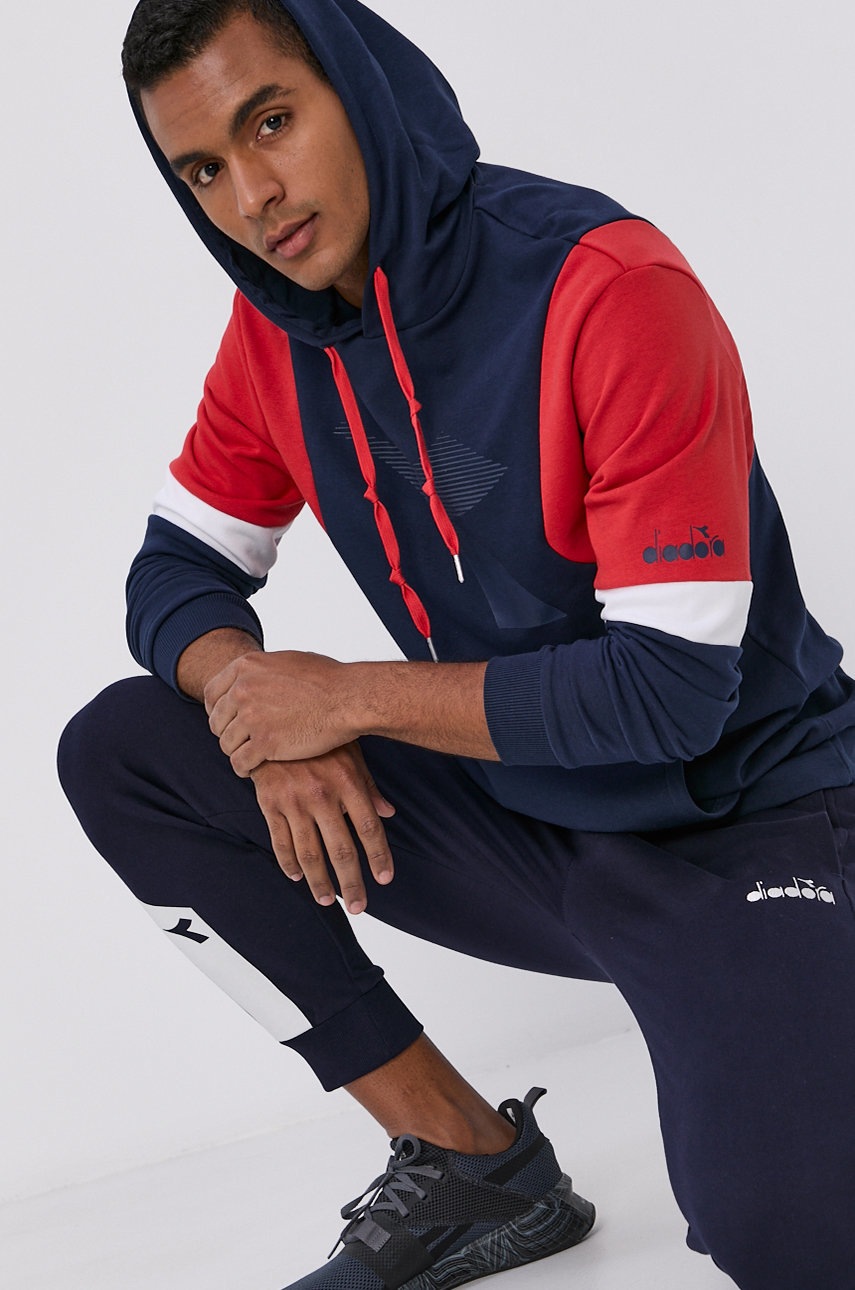 

Штани Diadora чоловічі колір синій гладке