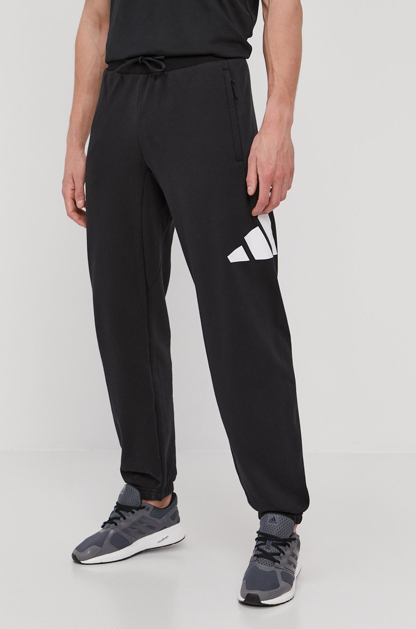 

Штани adidas Performance GQ6213 чоловічі колір чорний з принтом