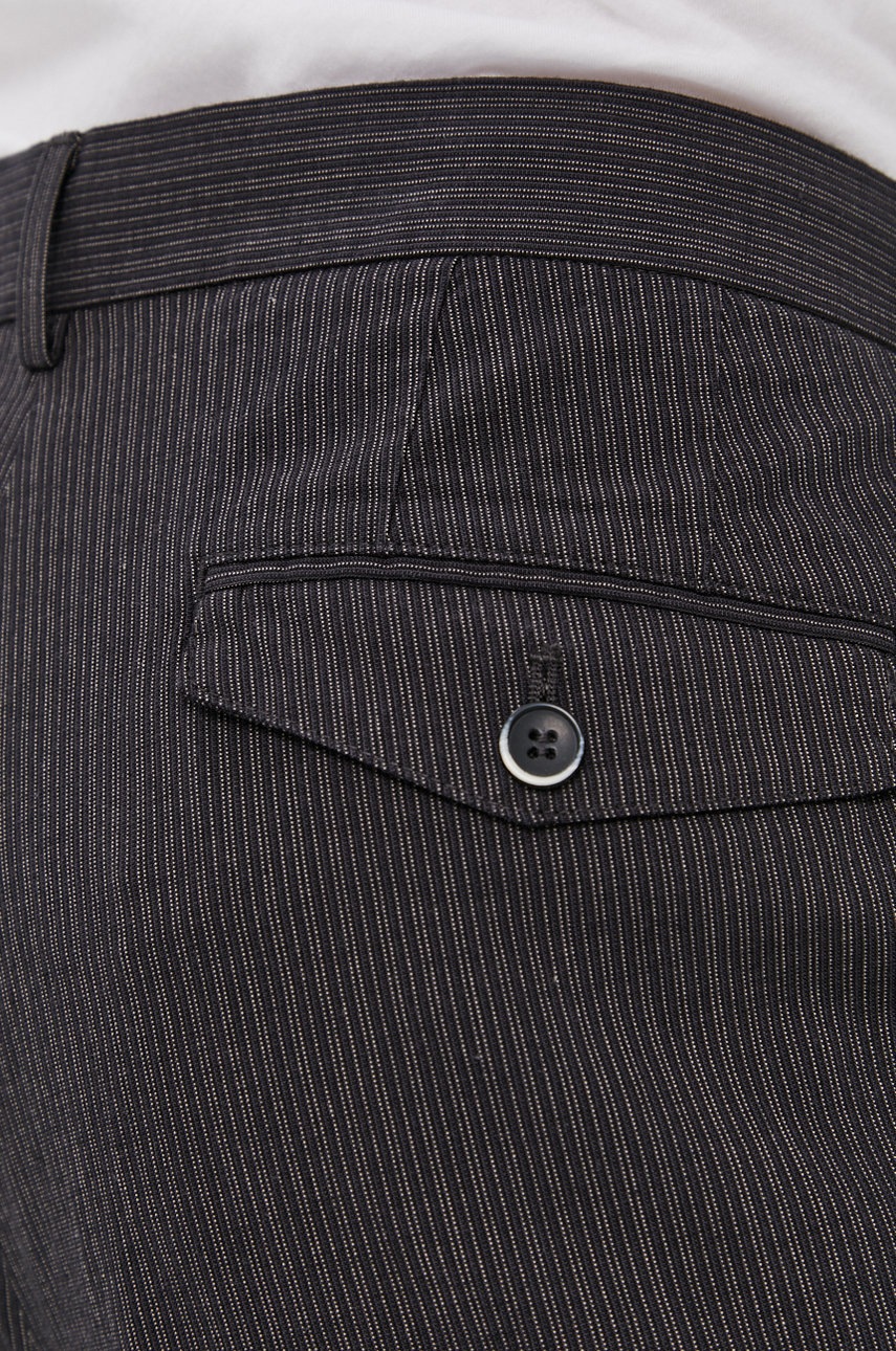 Παντελόνι Sisley ανδρικό, χρώμα: γκρι φωτογραφία