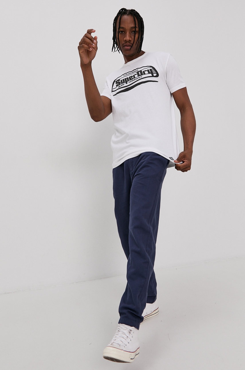 

Брюки Superdry мужские цвет синий прямое