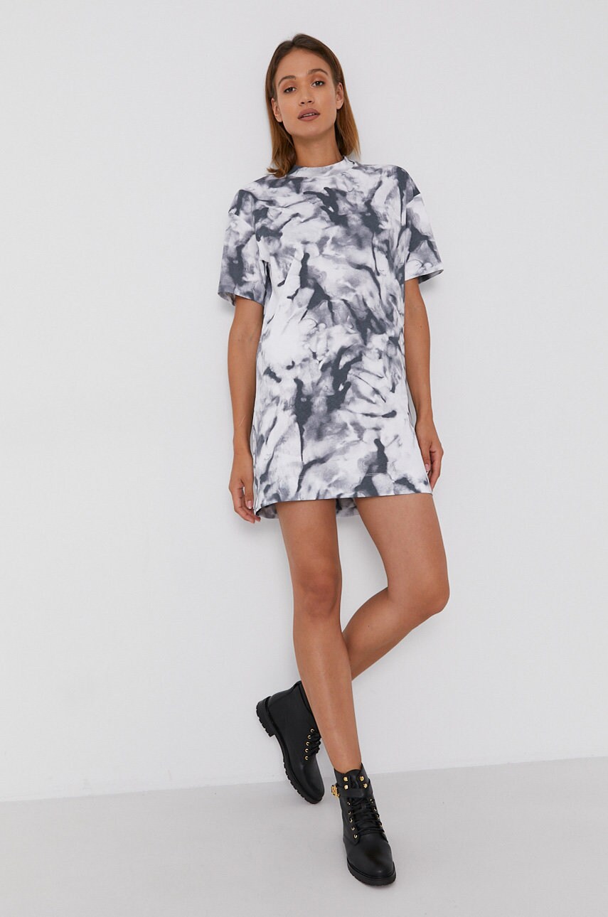 

Хлопковое платье Calvin Klein Jeans цвет серый mini oversize