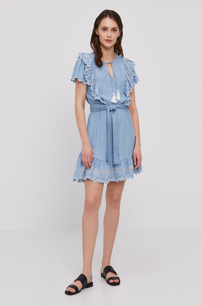 

Платье Pepe Jeans mini расклешённое