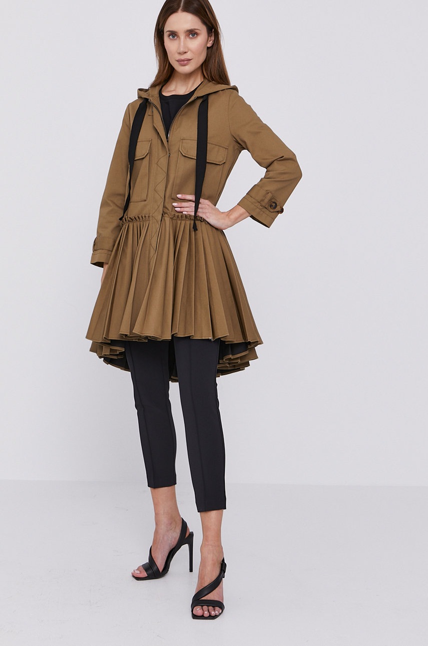 

Платье Red Valentino цвет зелёный mini расклешённая