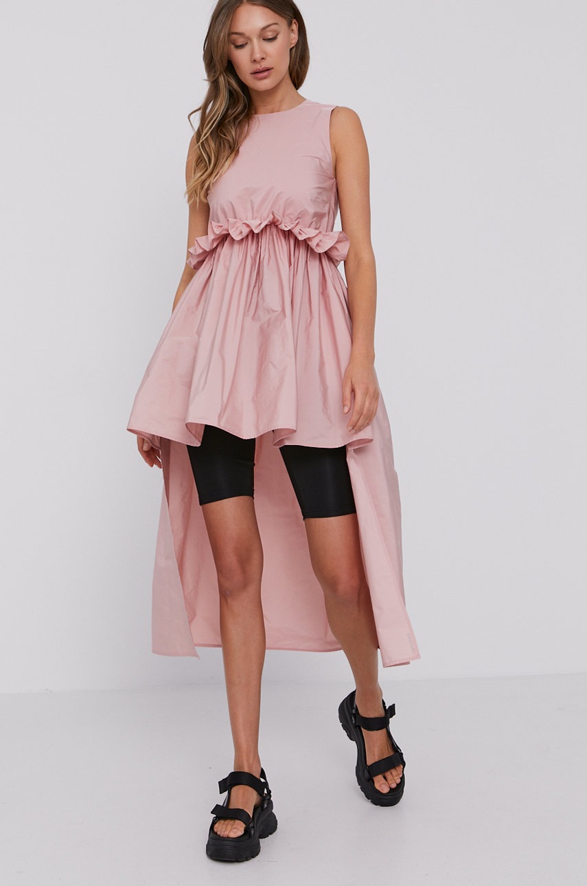 

Сукня Red Valentino колір рожевий mini розкльошена