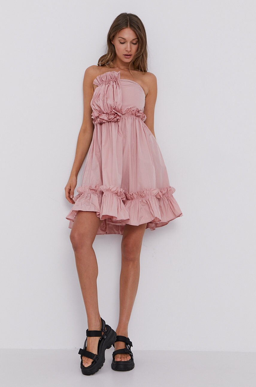 

Сукня Red Valentino колір рожевий mini розкльошена