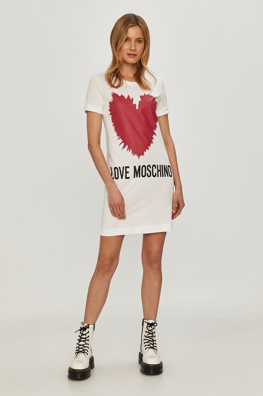 

Платье Love Moschino цвет белый