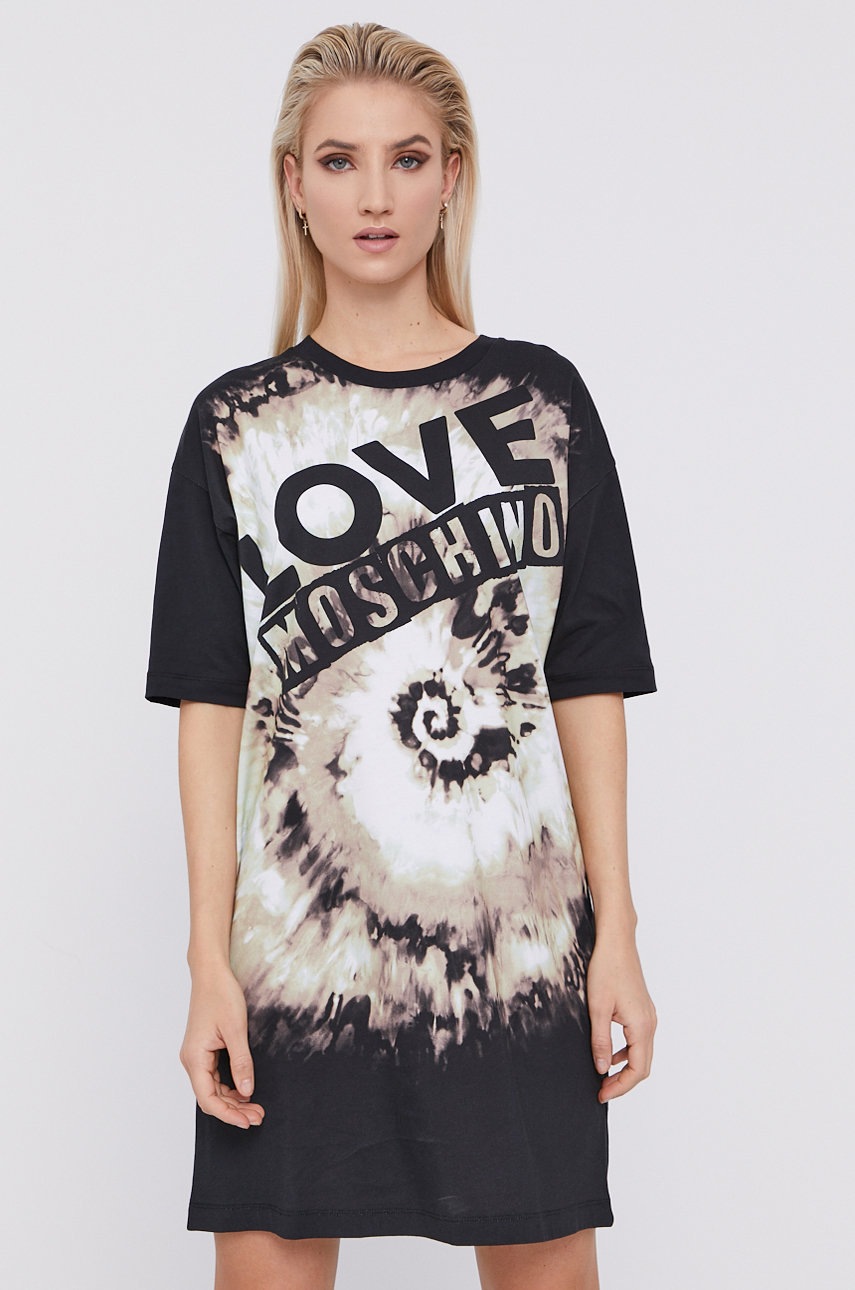 

Платье Love Moschino цвет чёрный mini прямое