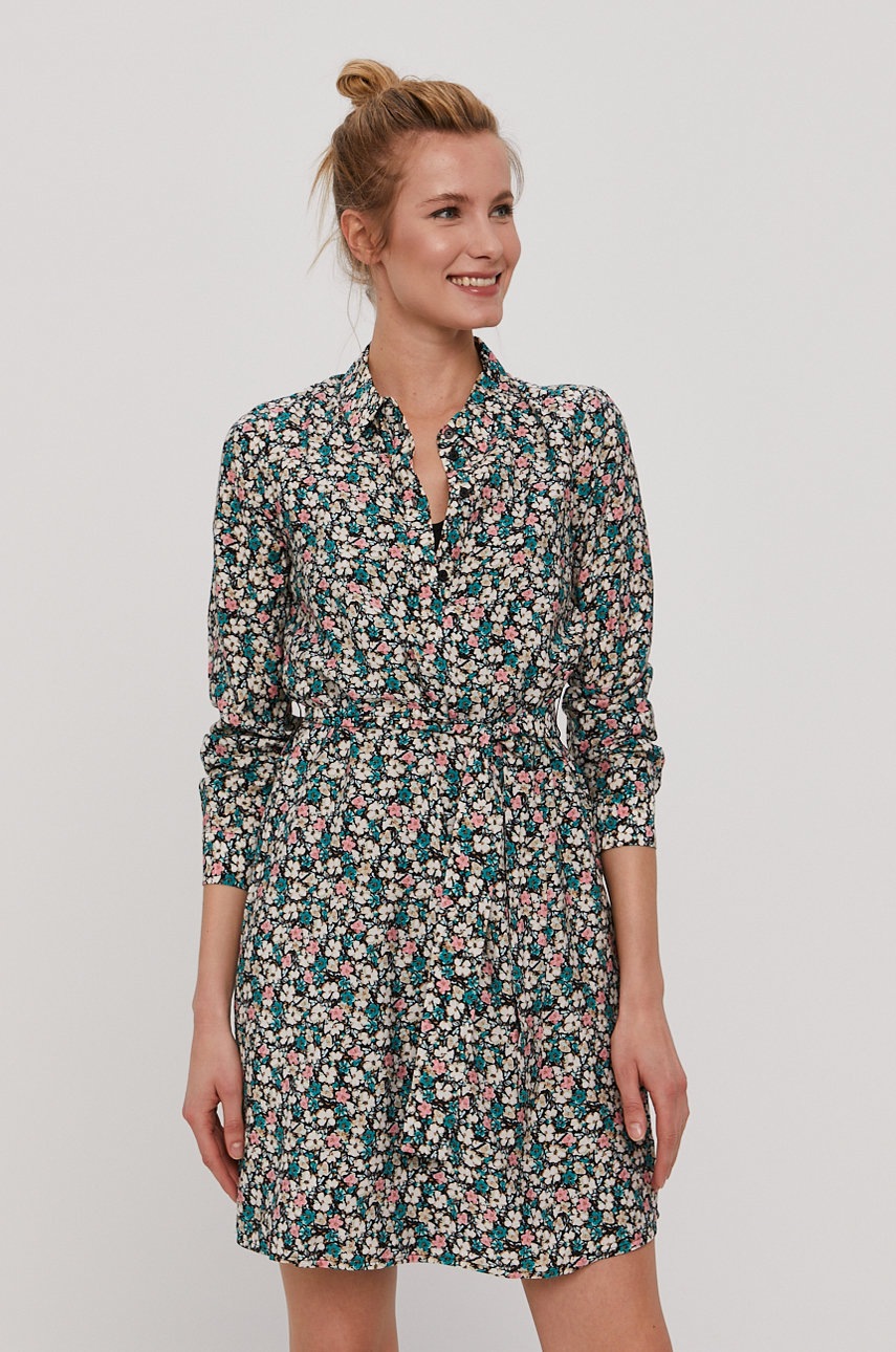 

Платье Vero Moda цвет жёлтый mini расклешённое