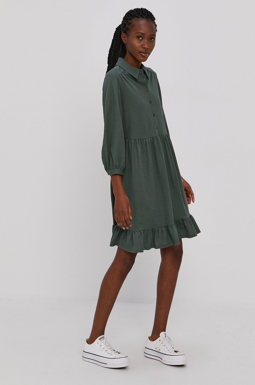 

Сукня Vero Moda колір зелений mini розкльошена