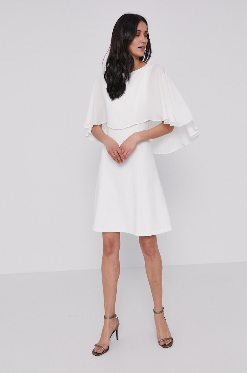 

Сукня Dkny колір кремовий mini розкльошена