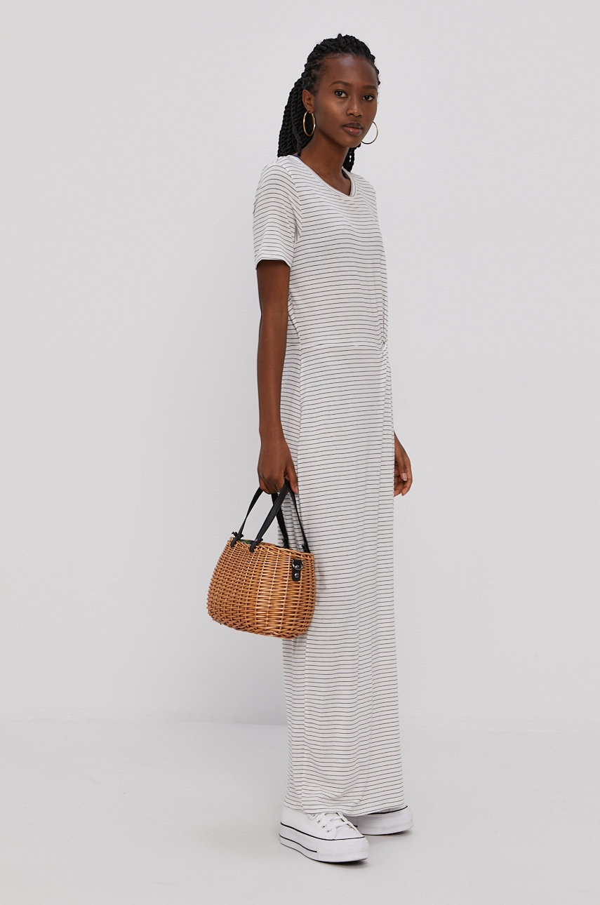 

Платье Vero Moda цвет белый maxi прямое