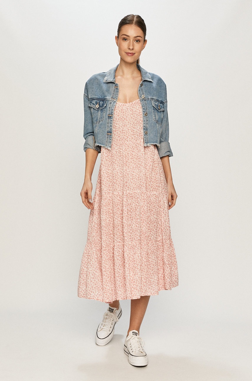 

Платье Vero Moda цвет розовый