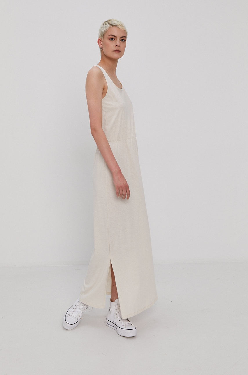 

Сукня Vero Moda колір кремовий maxi пряма