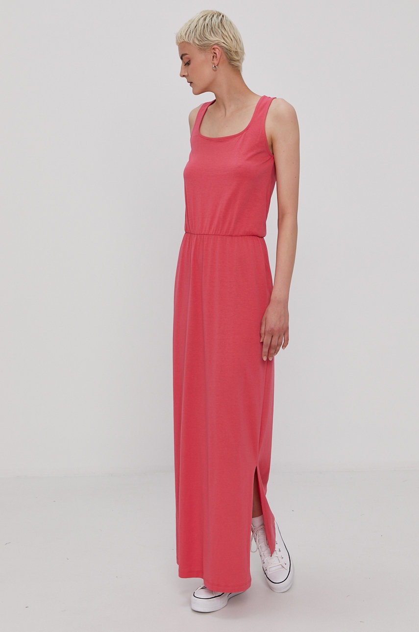 

Платье Vero Moda цвет розовый maxi прямое