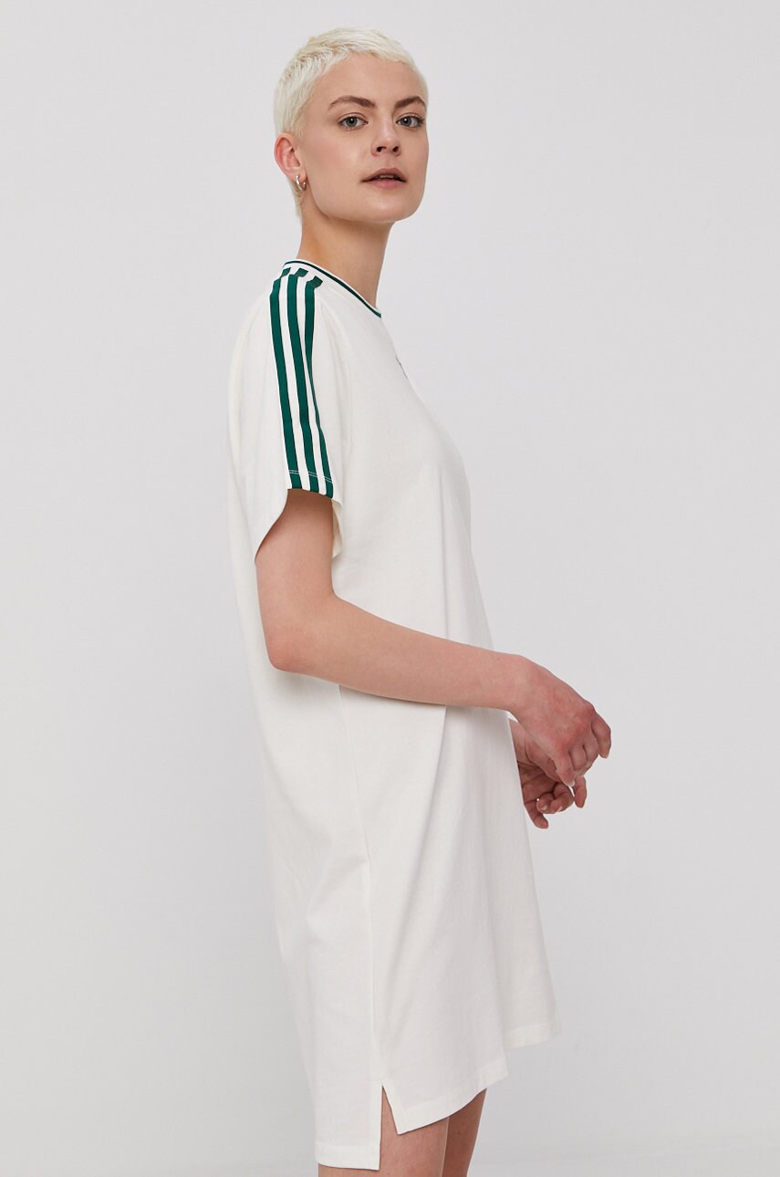 

Платье adidas Originals цвет белый mini oversize