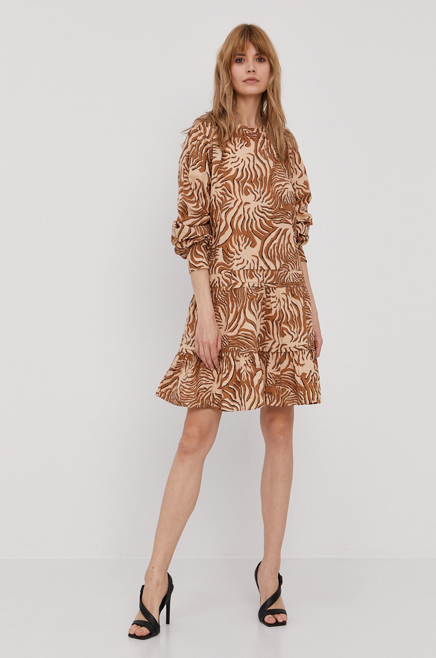 

Сукня Scotch & Soda колір коричневий mini розкльошена
