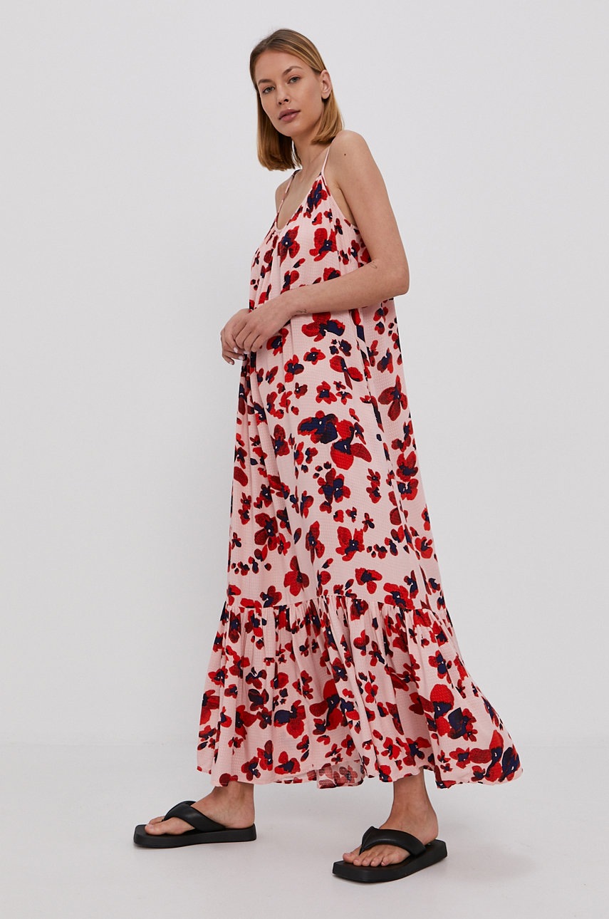 

Платье Y.A. цвет розовый maxi oversize