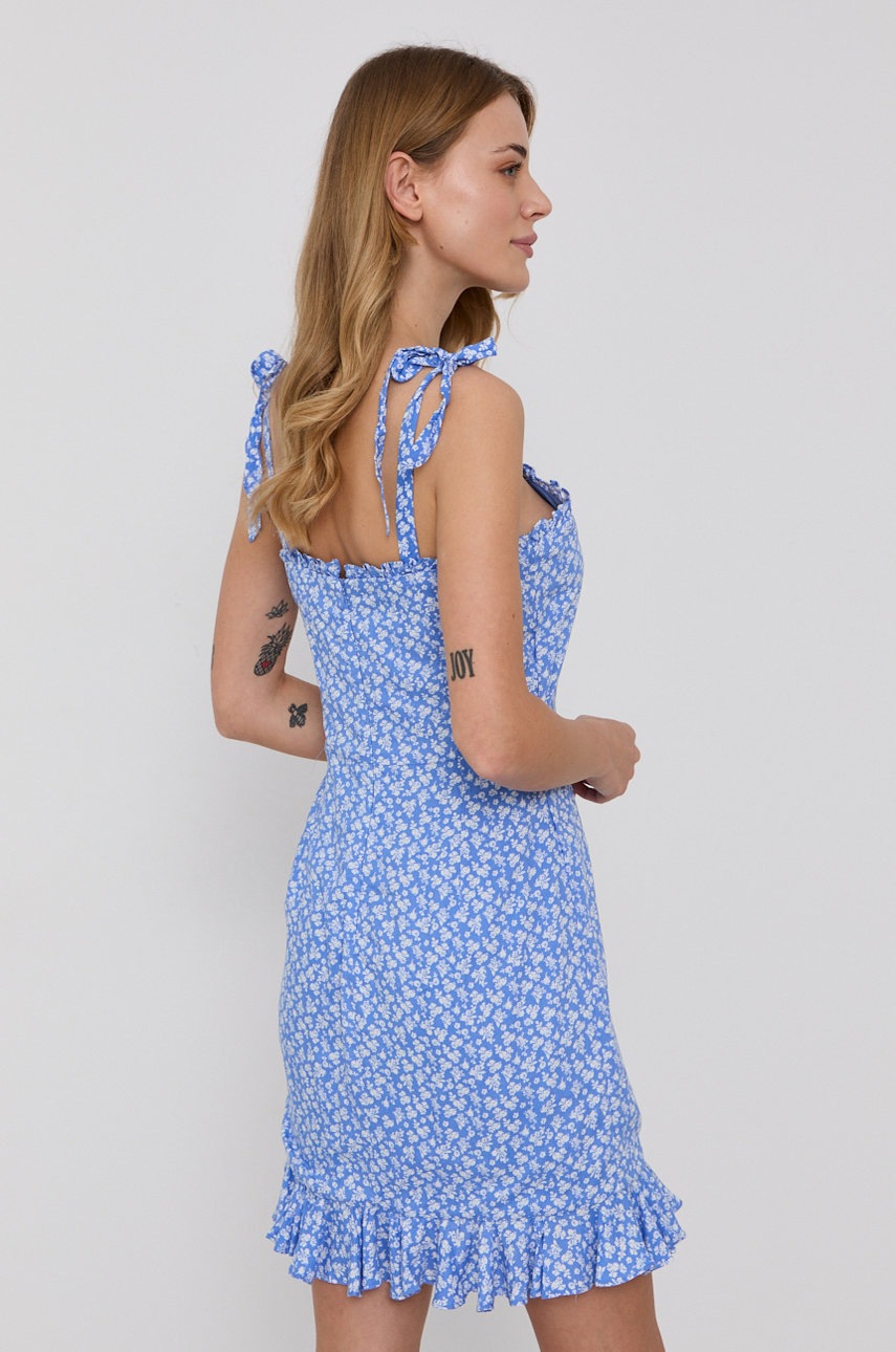 

Платье Bardot mini расклешённое