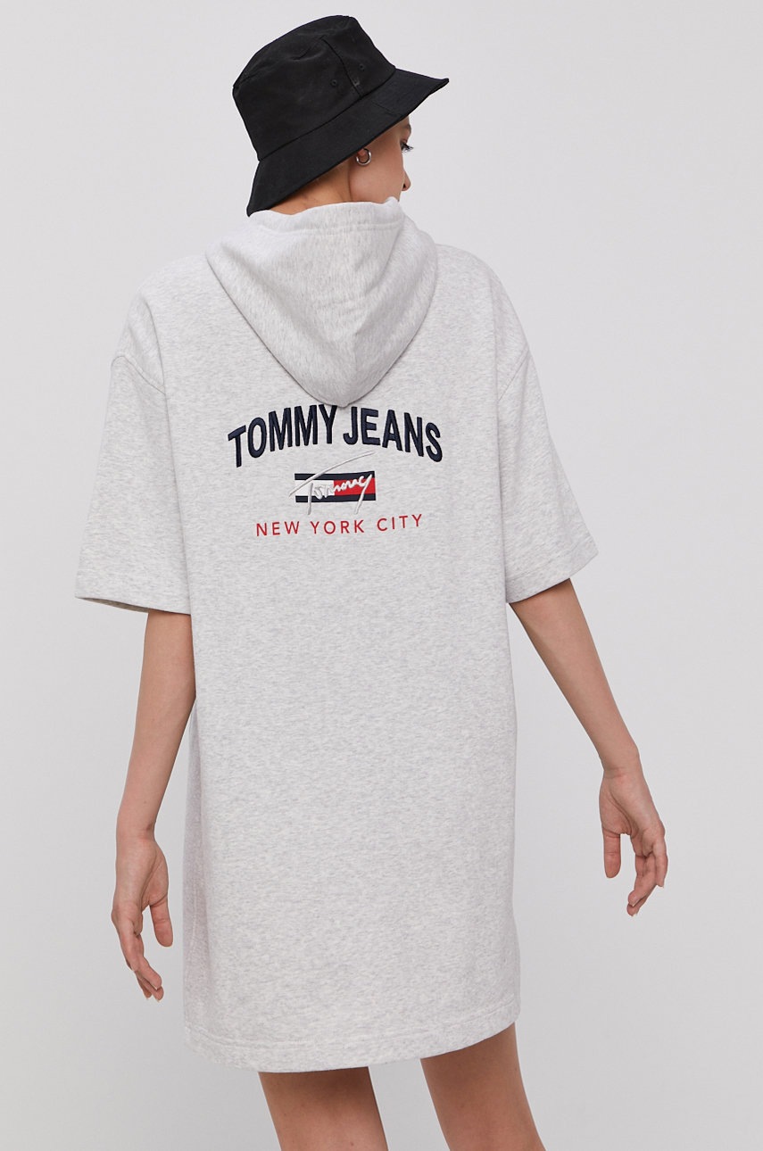 

Сукня Tommy Jeans колір сірий mini oversize