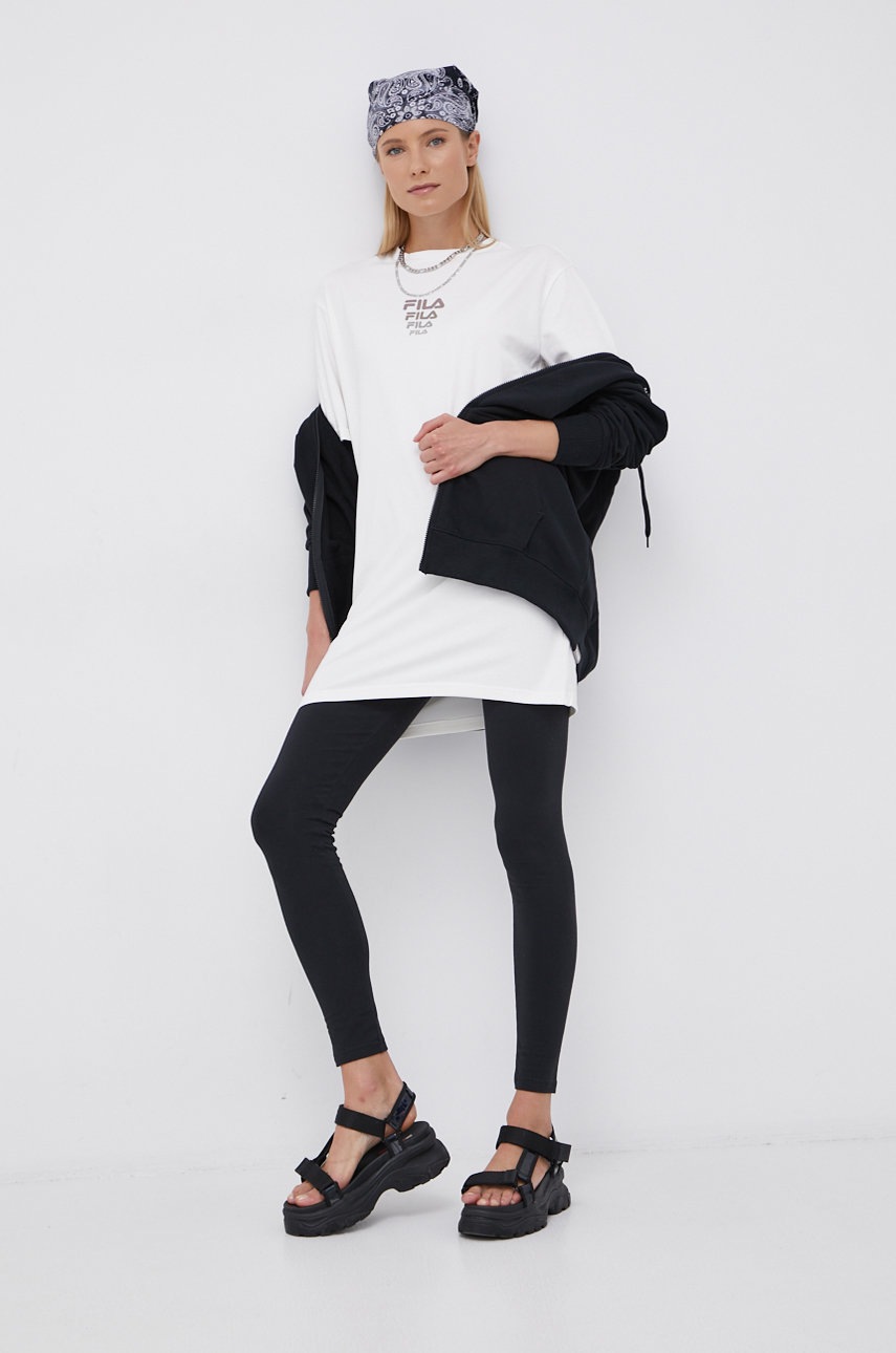 

Сукня Fila колір білий mini oversize