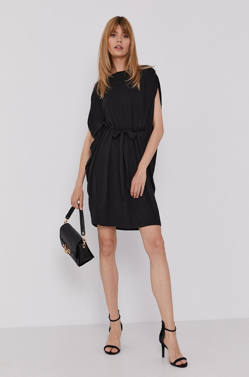 

Платье Dkny цвет чёрный mini oversize