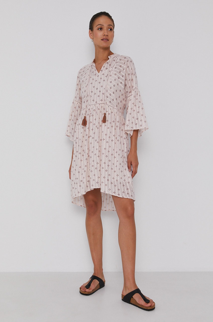 

Платье Y.A.S цвет розовый mini oversize