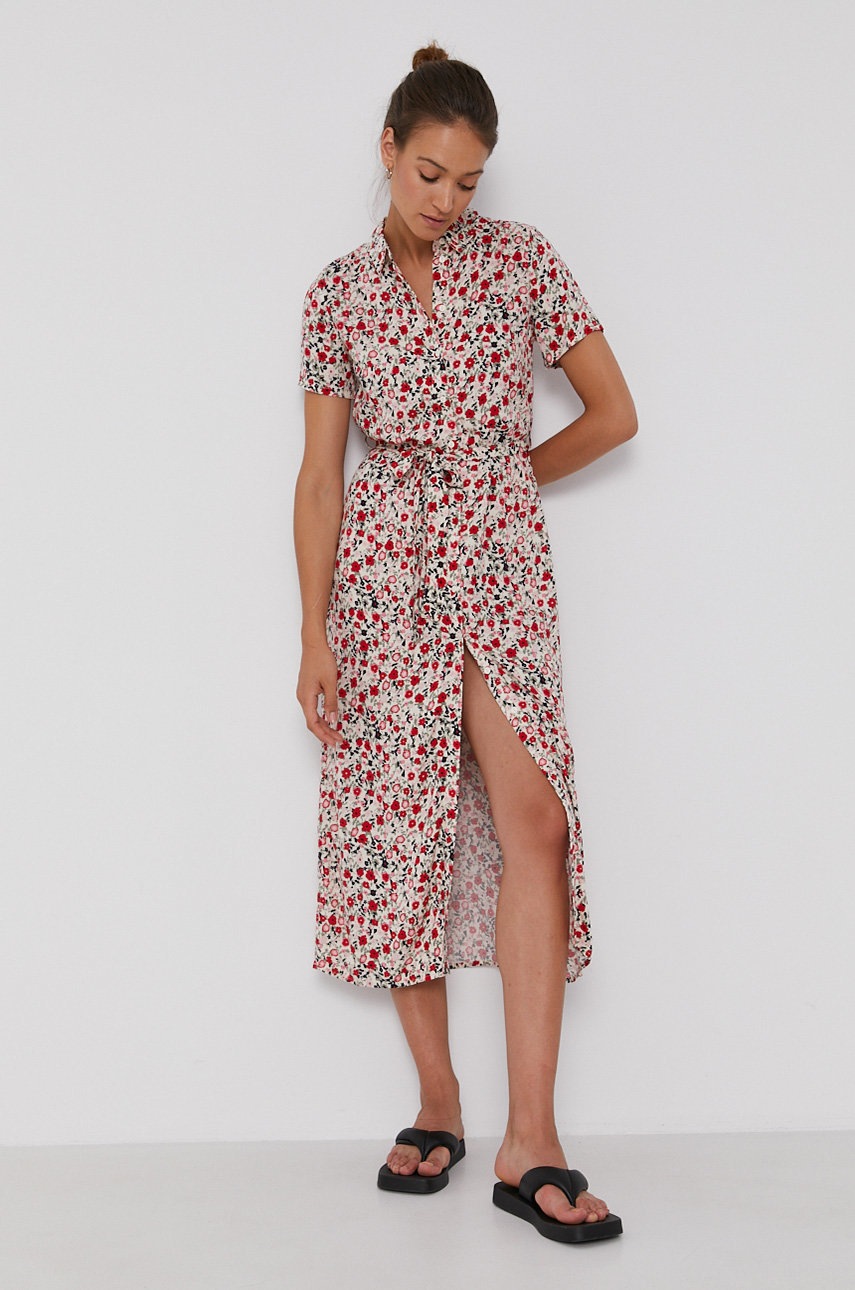 

Сукня Vero Moda колір червоний midi пряма