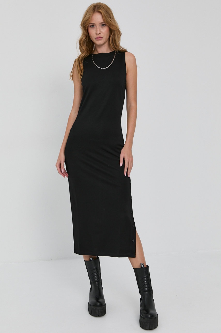 

Сукня Karl Lagerfeld колір чорний midi пряма
