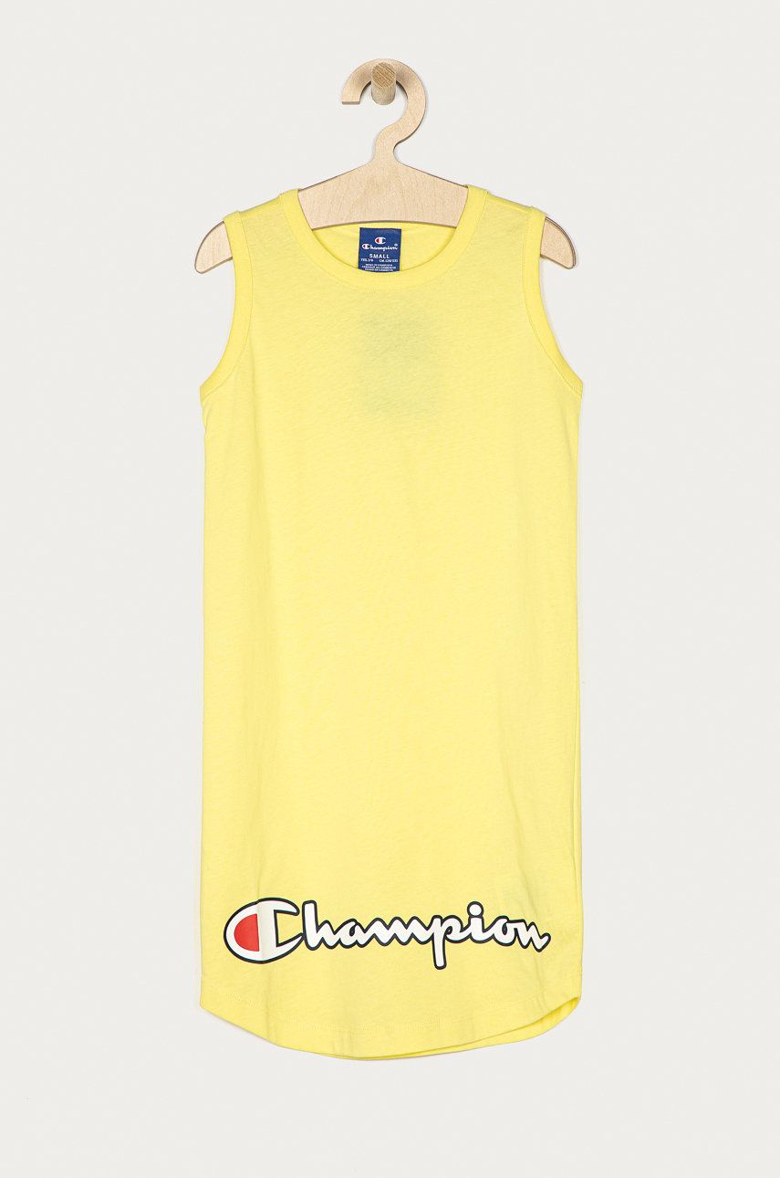 Champion Sukienka dziecięca kolor żółty