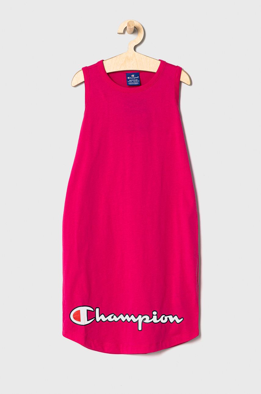 Champion sukienka dziecięca 403786 kolor czerwony
