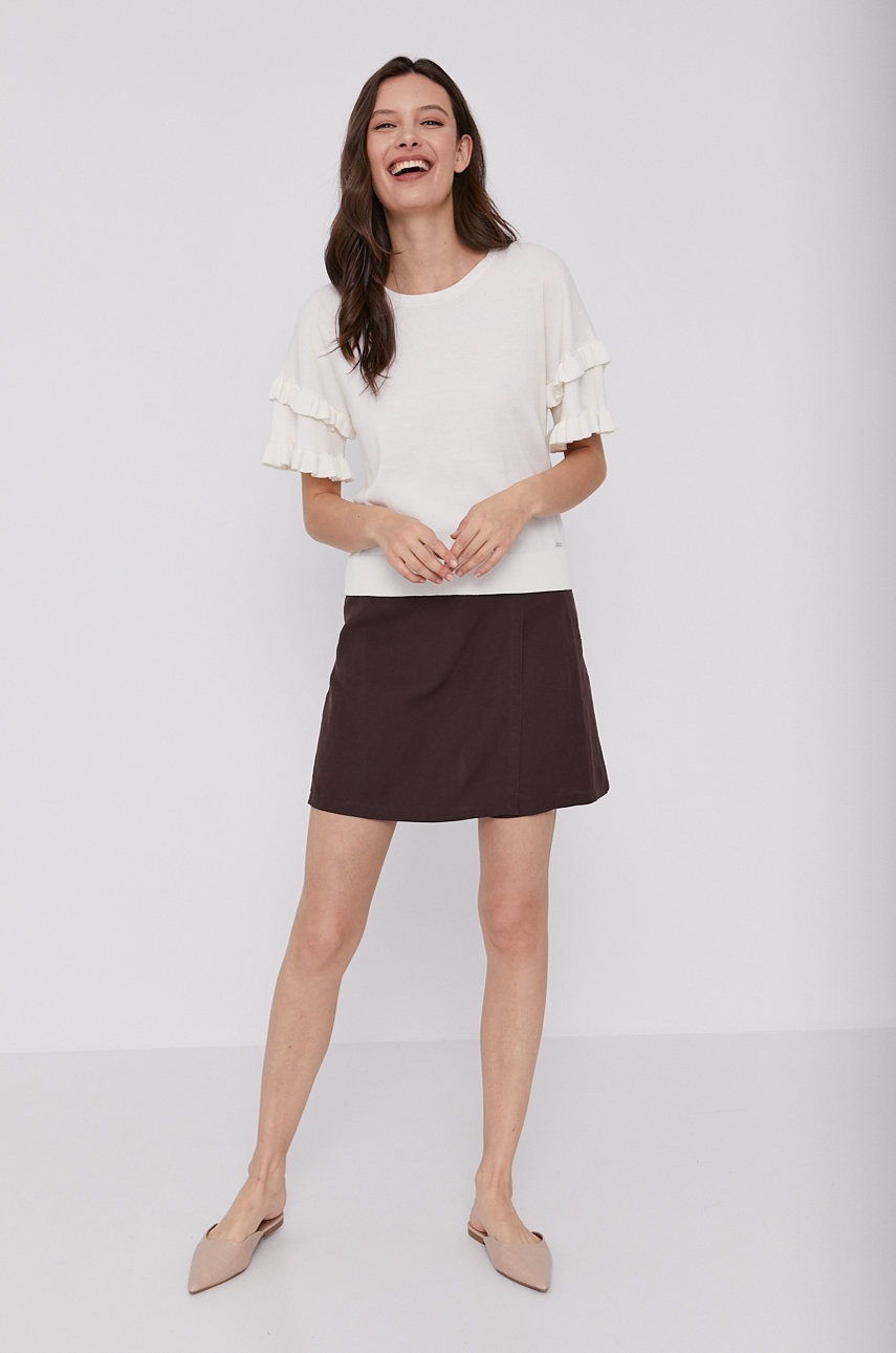 

Светр Dkny жіночий колір кремовий