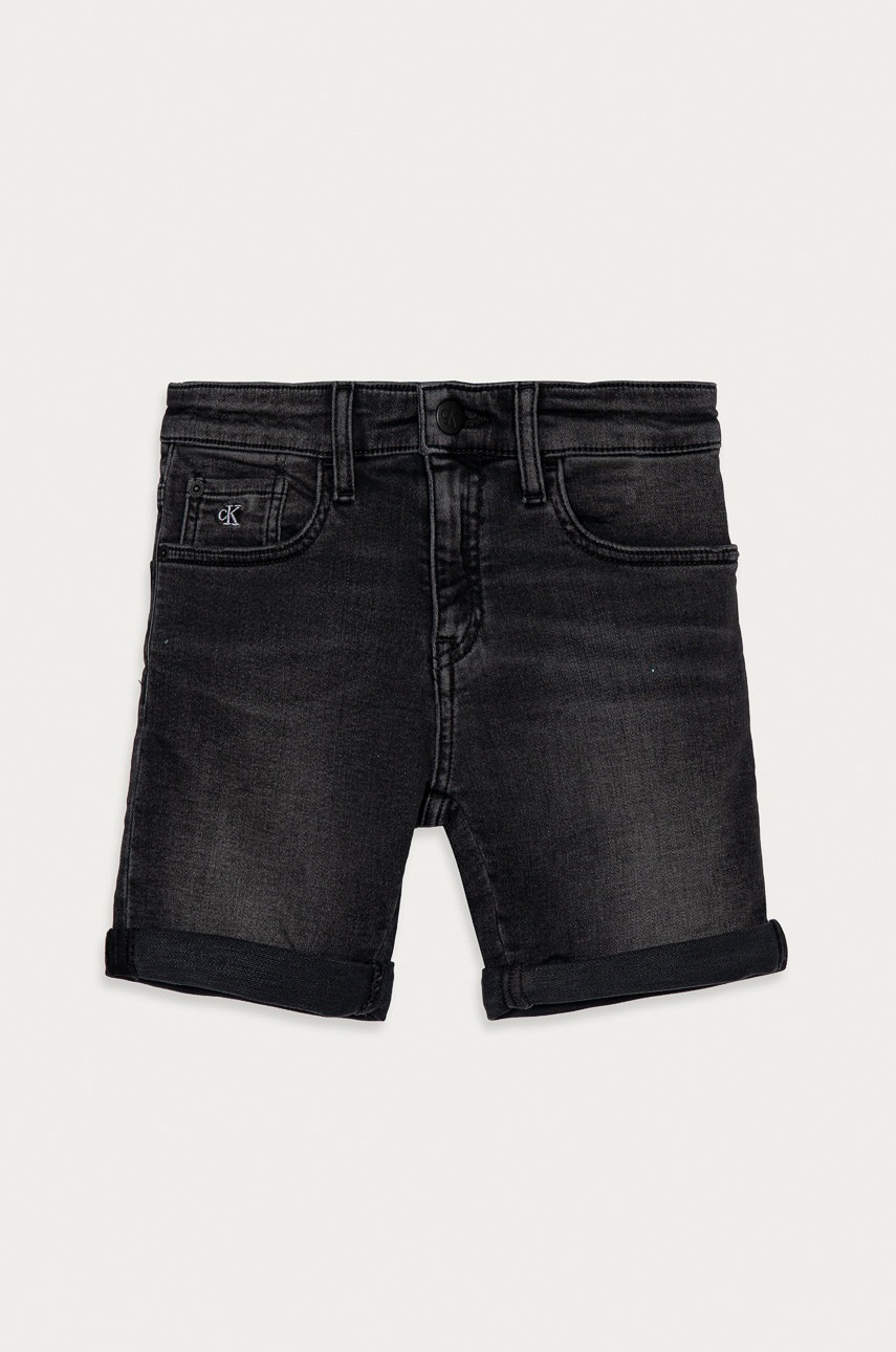 

Calvin Klein Jeans - Детски дънков къс панталон 116-176 cm, Сив