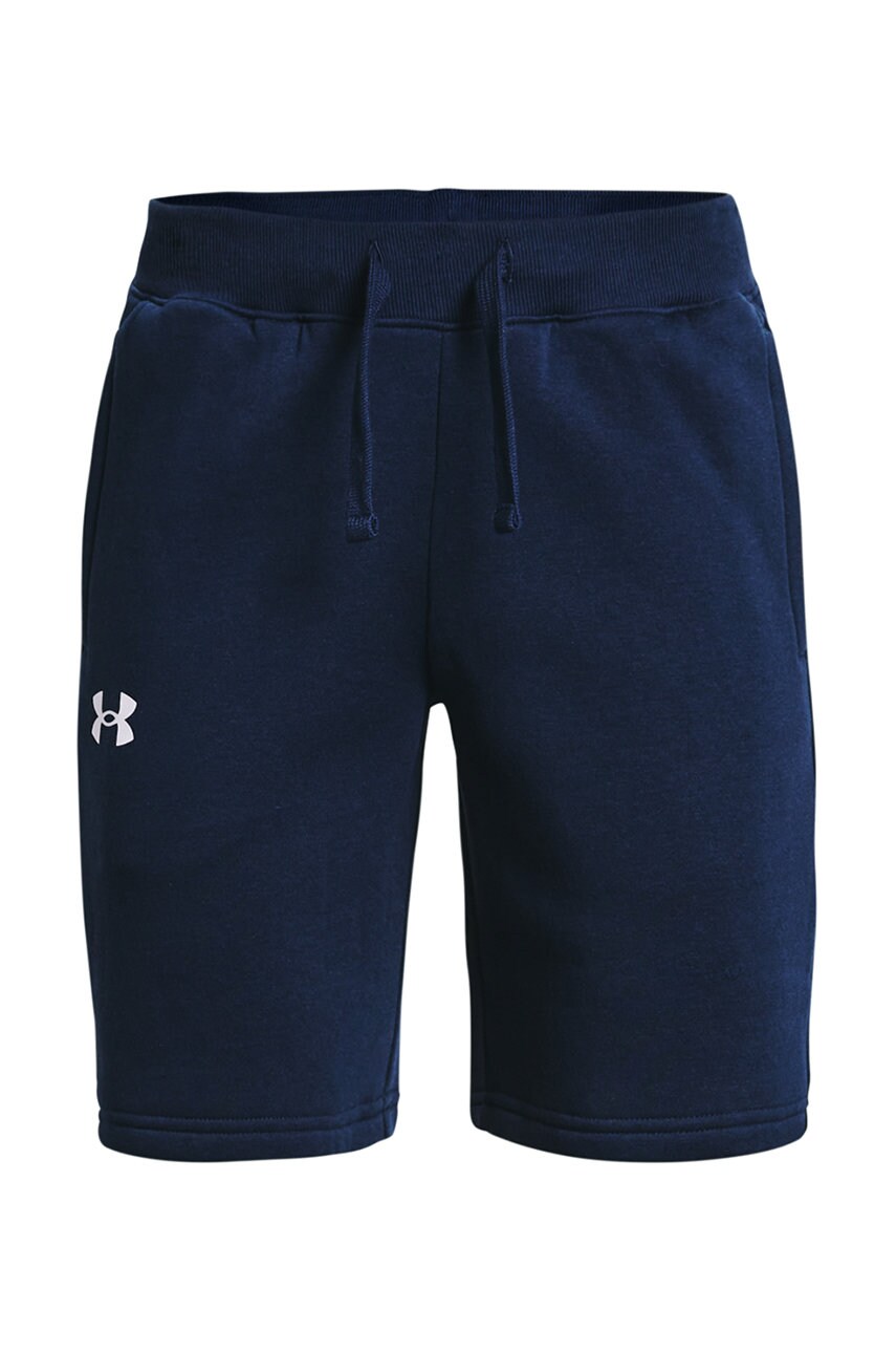 Under armour pantaloni scurti copii culoarea albastru marin, talie reglabila
