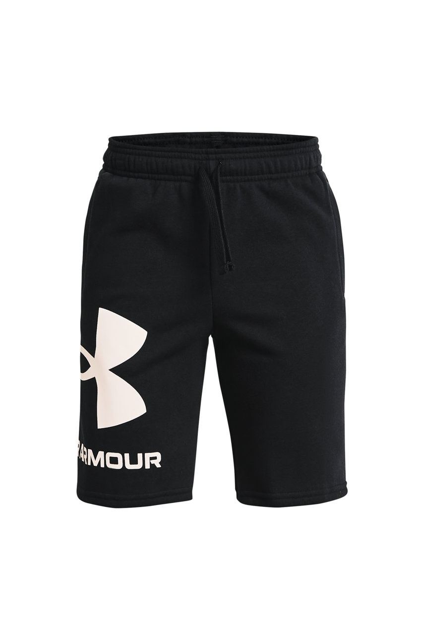 Levně Dětské kraťasy Under Armour 1359065 černá barva, nastavitelný pas