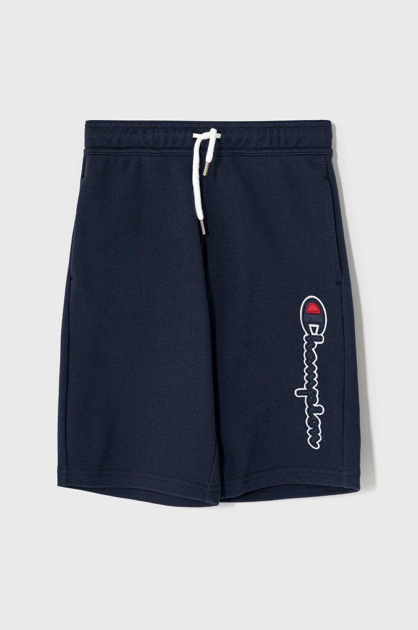 Champion Pantaloni scurți copii 305253 culoarea albastru marin, talie reglabila