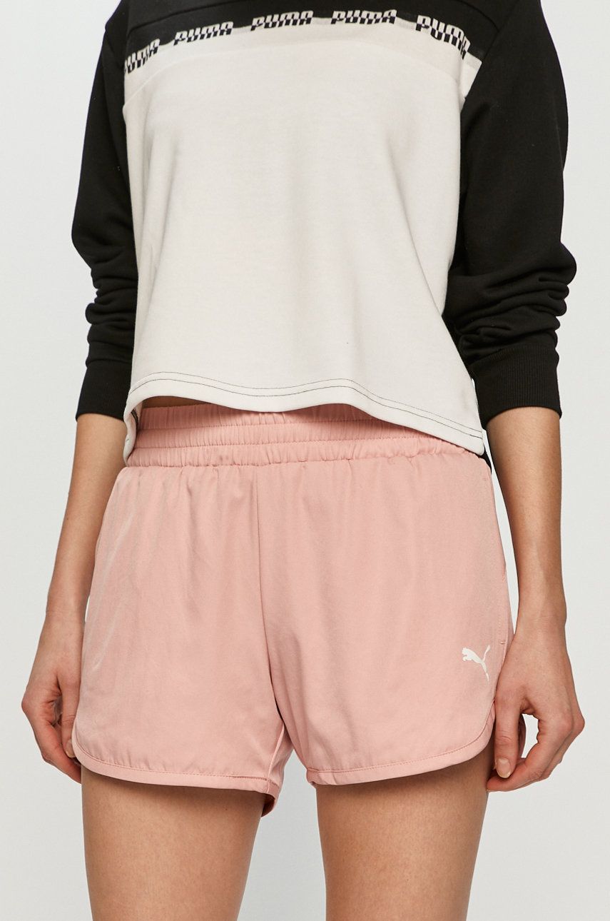 Puma Pantaloni scurți 586862 femei, culoarea roz, 586824