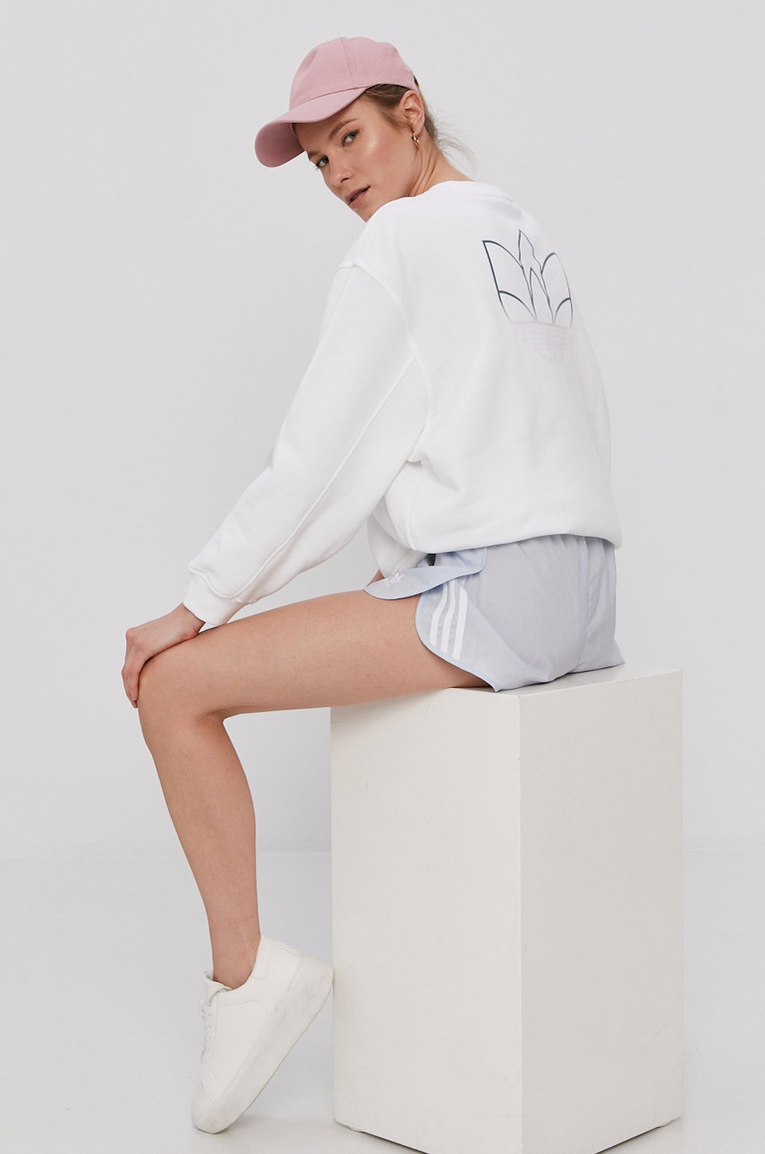 

Шорты adidas Originals женские гладкие высокая посадка