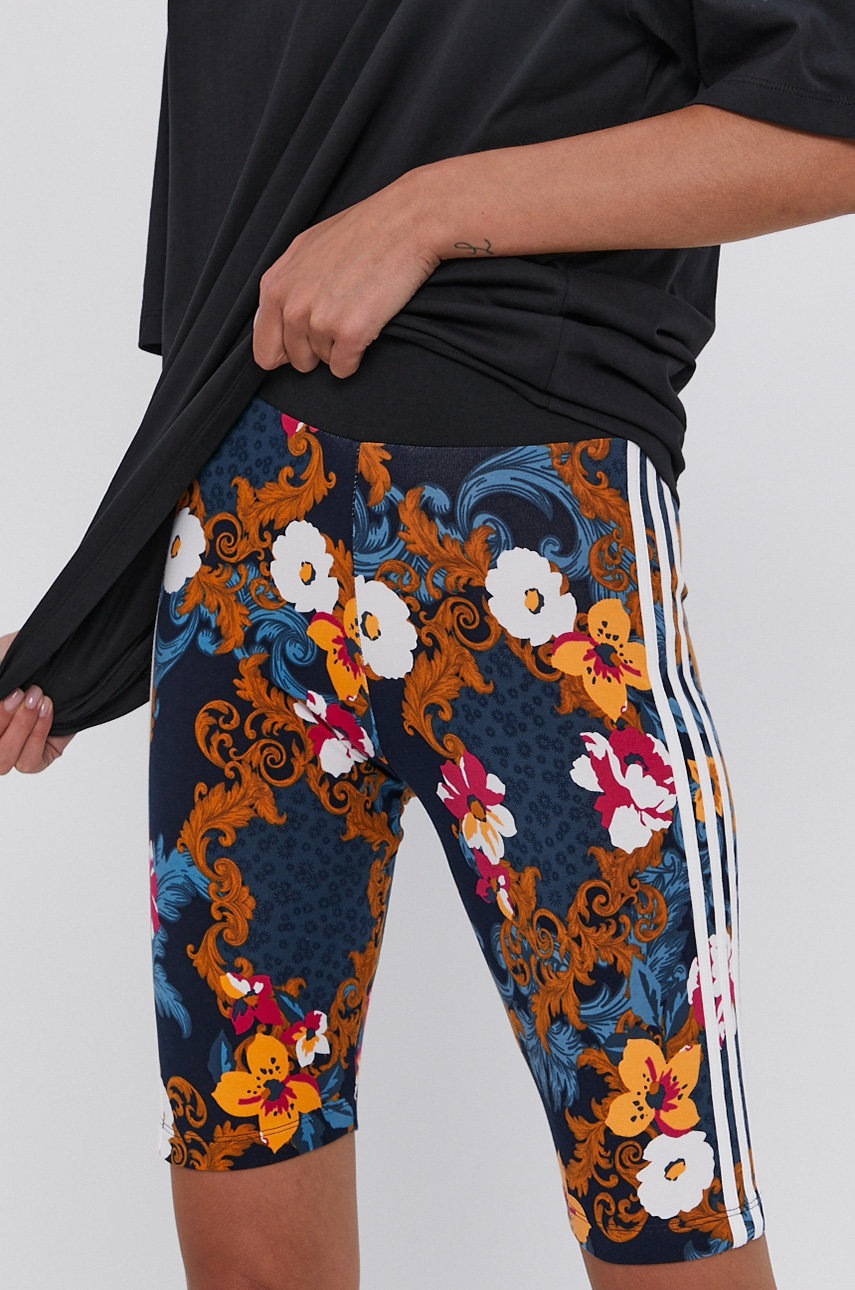 

Шорти adidas Originals жіночі візерунок висока посадка
