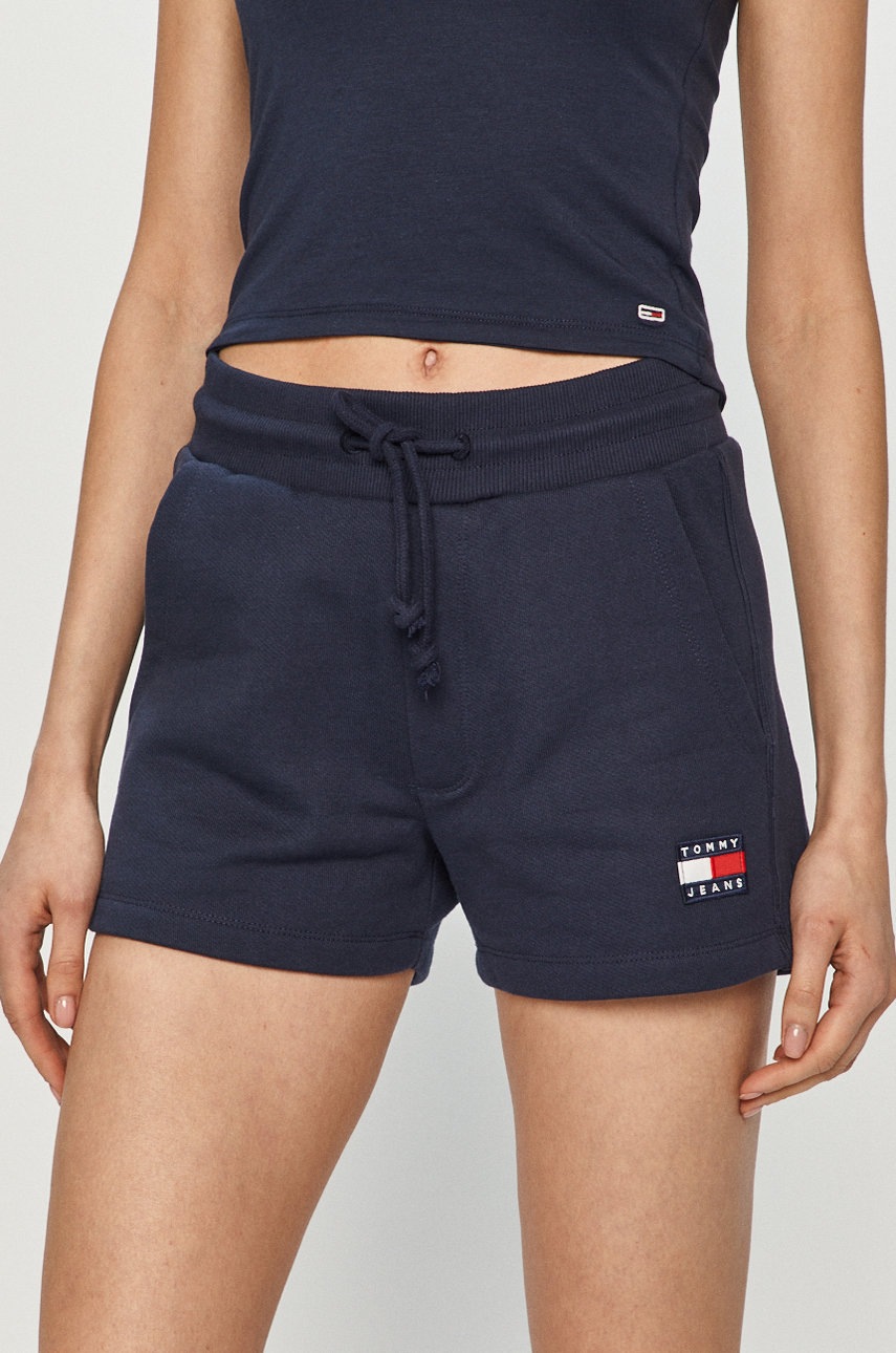 

Tommy Jeans - Къси панталони, Тъмносин