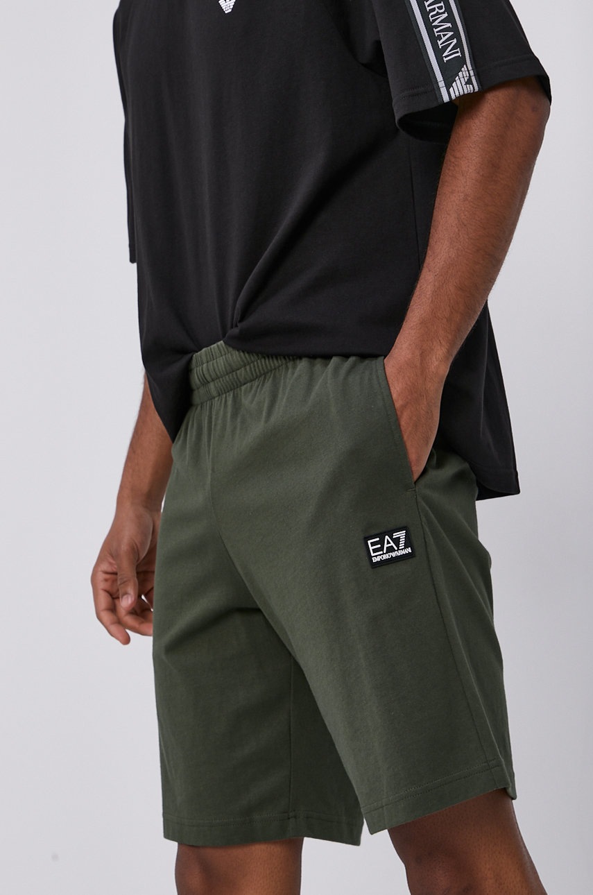 

EA7 Emporio Armani - Къси панталони, Зелен