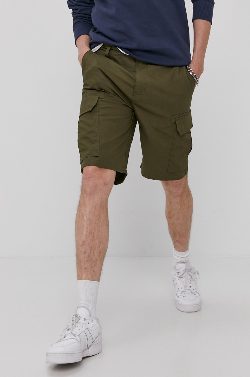 Dickies pantaloni scurți bărbați, culoarea verde DK0A4XEDMGR-MILITARYGR