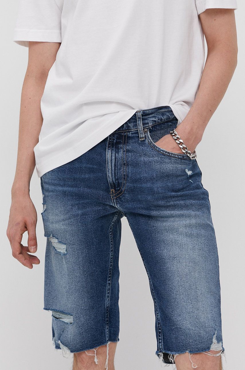 Tommy Jeans Pantaloni scurți jeans bărbați answear.ro imagine 2022 reducere