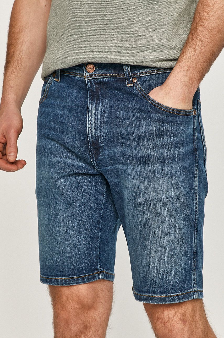 Wrangler Szorty jeansowe męskie kolor granatowy