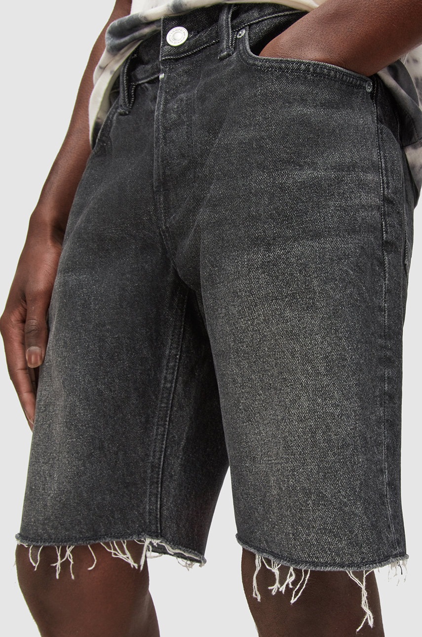 

Джинсовые шорты AllSaints мужские чёрный