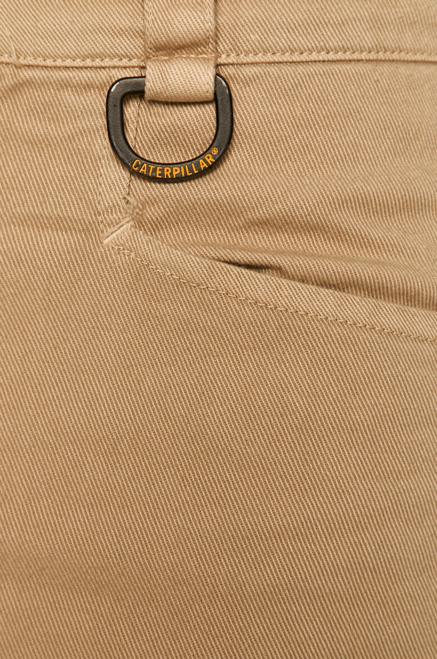 Σορτς CAT Footwear ανδρικό, χρώμα: μπεζ φωτογραφία