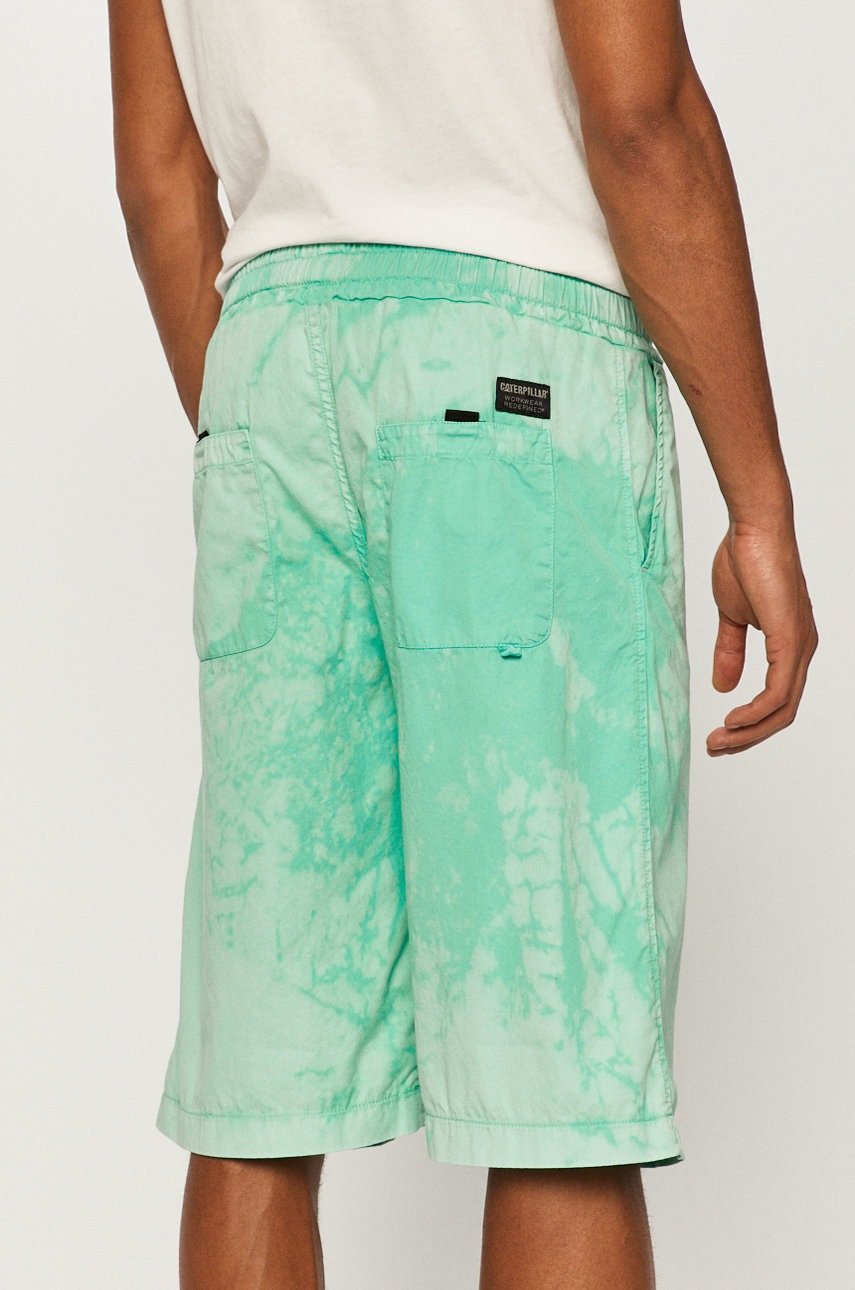 Σορτς CAT Footwear ανδρικό, χρώμα: πράσινο φωτογραφία