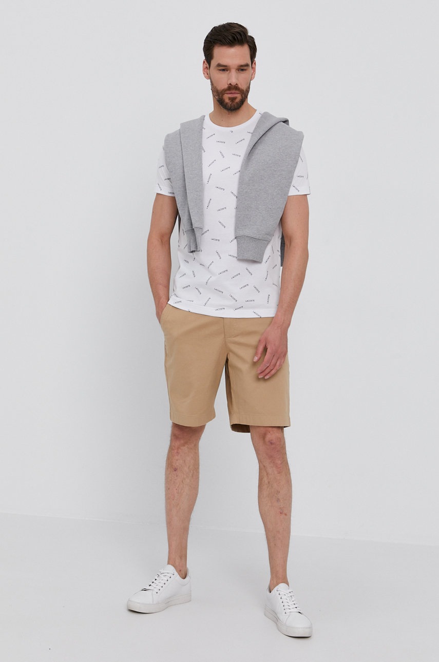 

Шорты Lacoste мужские цвет бежевый
