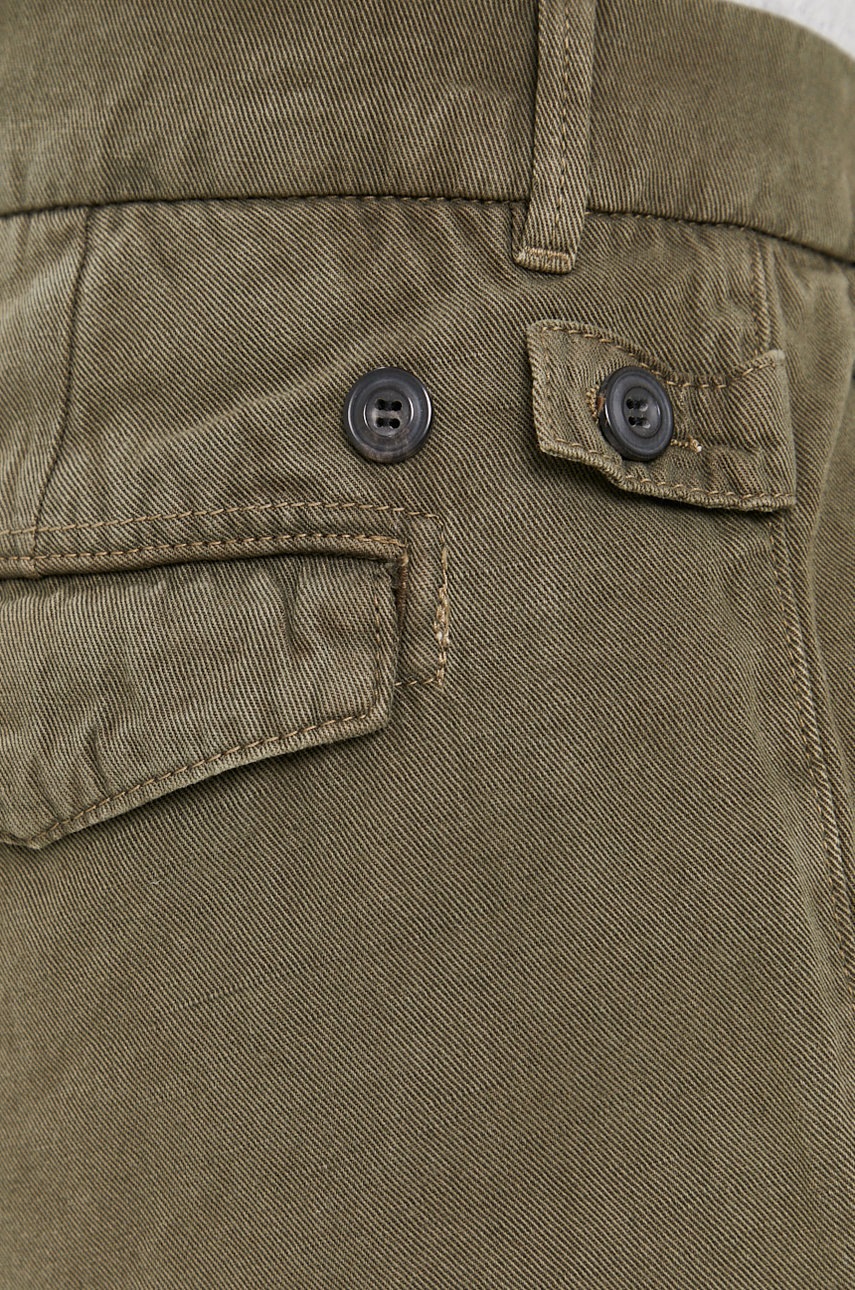 Σορτς Sisley ανδρικό, χρώμα: πράσινο φωτογραφία