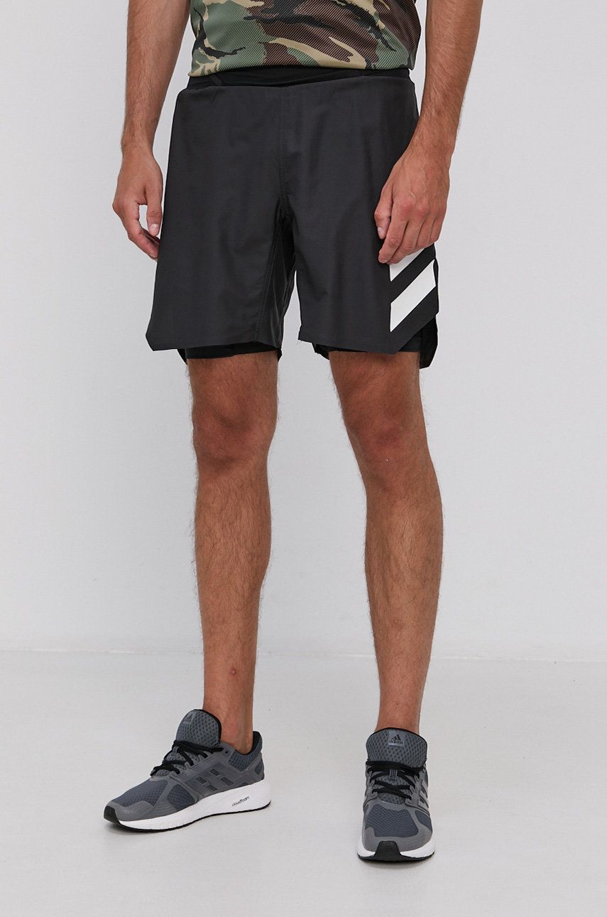 Adidas Performance Pantaloni scurți GL1216 bărbați, culoarea negru